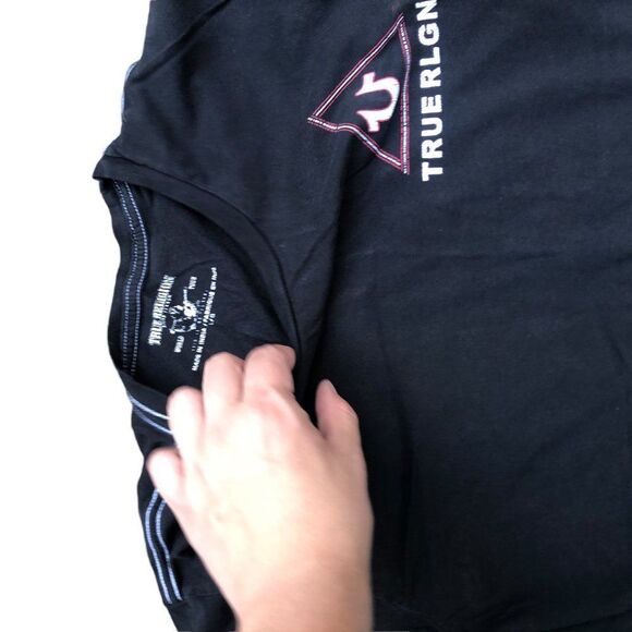 TRUE Religion T Shirt Buddha World Tour Large - Picture 13 of 13